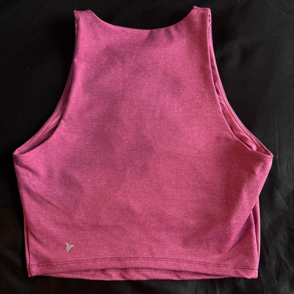 Old Navy Pink Sleeveless Crop Tank Top